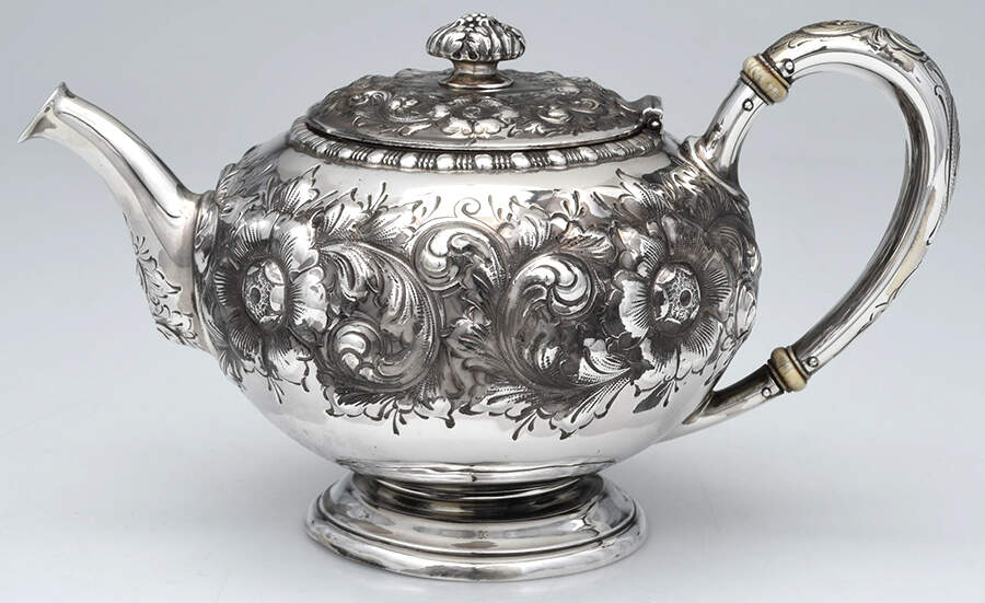 2350 (Sterling, Hollowware) Teapot by Gorham Silver-1