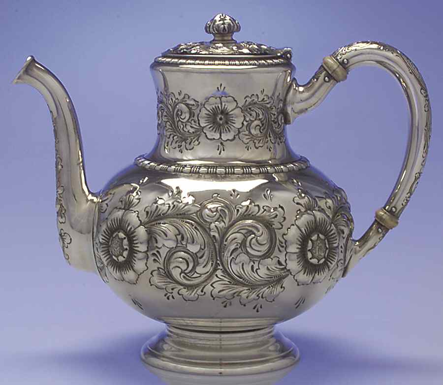 2350 (Sterling, Hollowware) Coffee Pot by Gorham Silver-1
