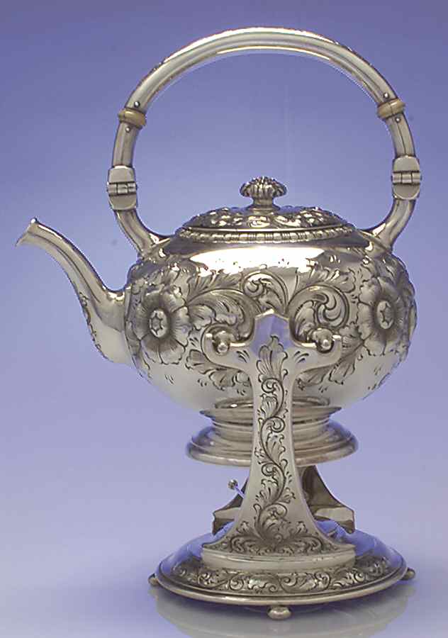 2350 (Sterling, Hollowware) Kettle, Stand & Burner by Gorham Silver-1
