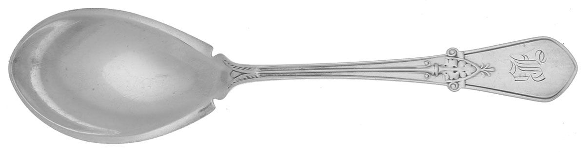 Swiss (Sterling, 1870) Sugar Spoon by Gorham Silver-1