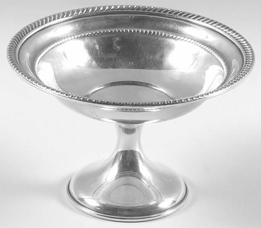624 (Sterling, Hollowware) Short Sterling Compote by Gorham Silver-1