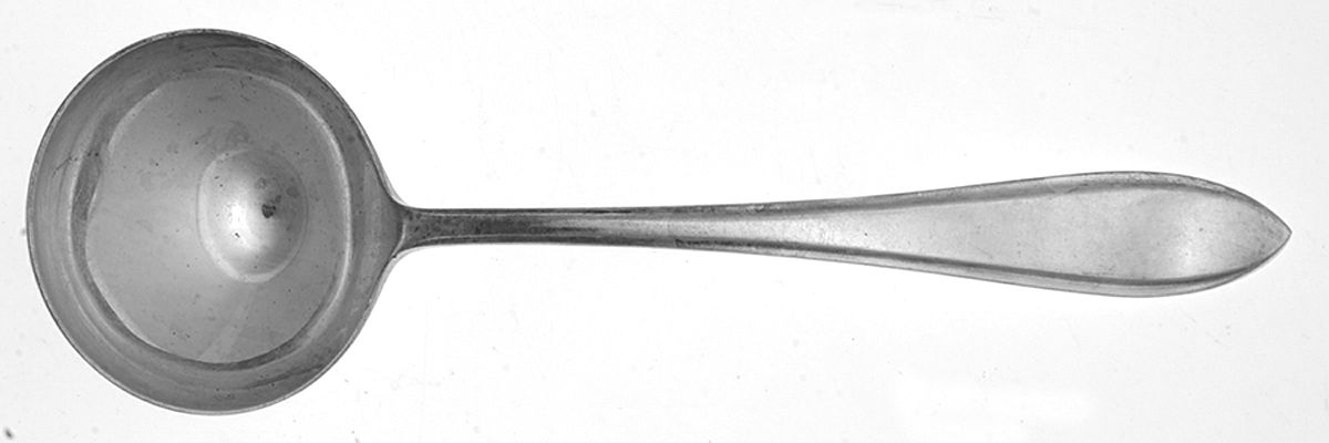 GFK1 (SILVERPLATE) Solid Gravy Ladle by Gerofabriek-1