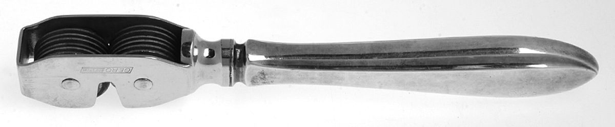 GFK1 (SILVERPLATE) Knife Sharpener W/Wheels by Gerofabriek-1