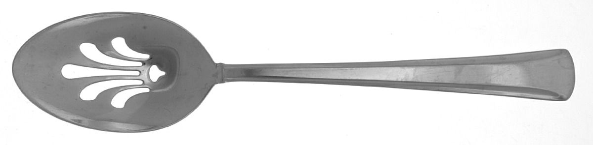Nordic (Stainless) Pierced Tablespoon (Serving Spoon) by Gorham Silver-1