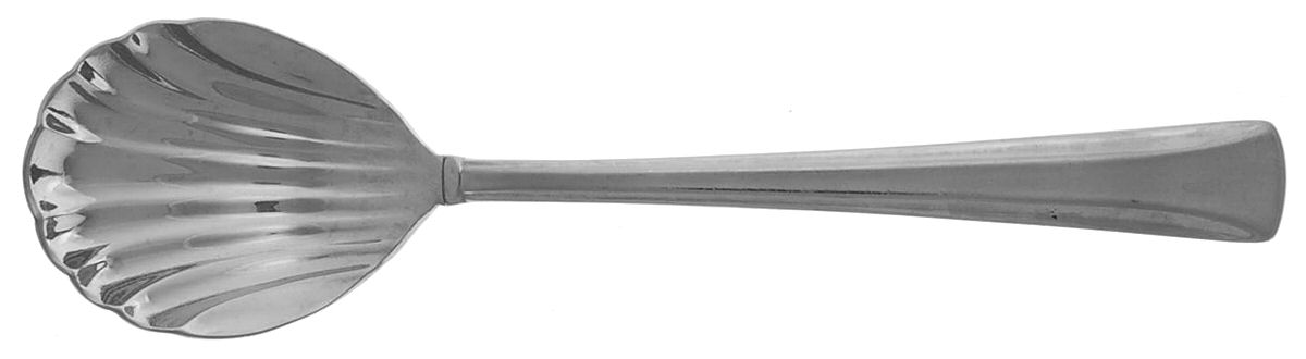 Nordic Frosted (Stainless) Sugar Shell Spoon by Gorham Silver-1