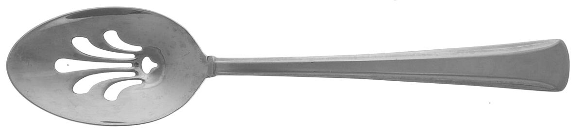 Nordic Frosted (Stainless) Pierced Tablespoon (Serving Spoon) by Gorham Silver-1