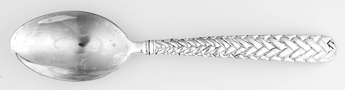 Weave (Silverplate) Place/Oval Soup Spoon by Godinger-1