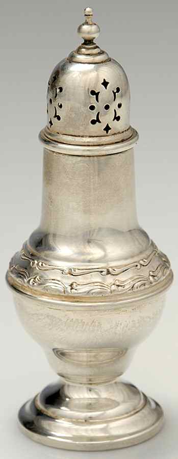 1174 (Sterling, Hollowware) Pepper Shaker by Gorham Silver-1