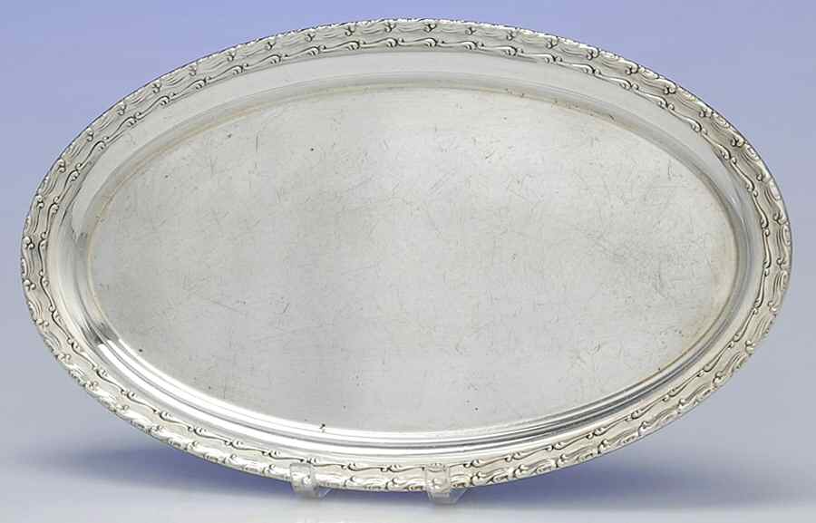 1174 (Sterling, Hollowware) Tray for Sterling Creamer & Sugar Set by Gorham Silver-1