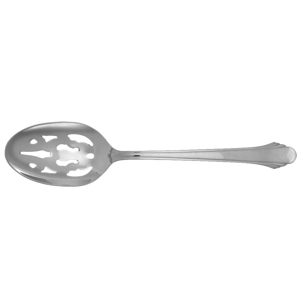 Grande Calais (Stainless) Pierced Tablespoon (Serving Spoon) by Gorham Silver-1