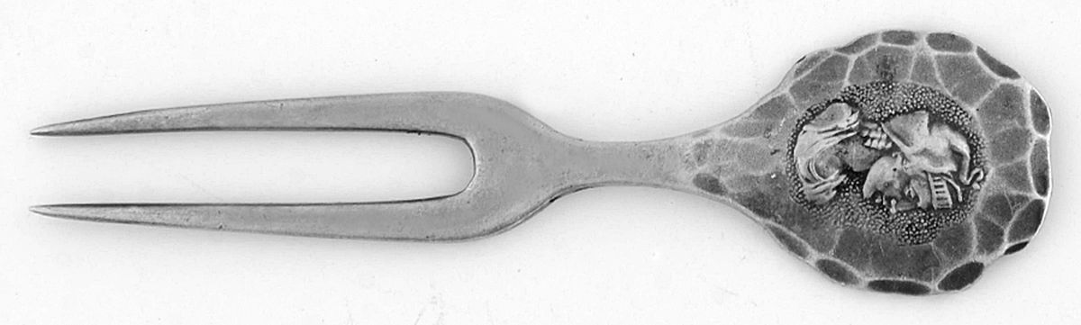 Medallion-A (Sterling, 1890) Individual Berry Fork by George W Shiebler-1