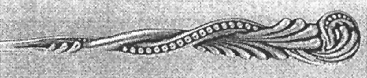 GES9 (STERLING, 1890) Spoon-Parfait/Solid Piece by George W Shiebler-1