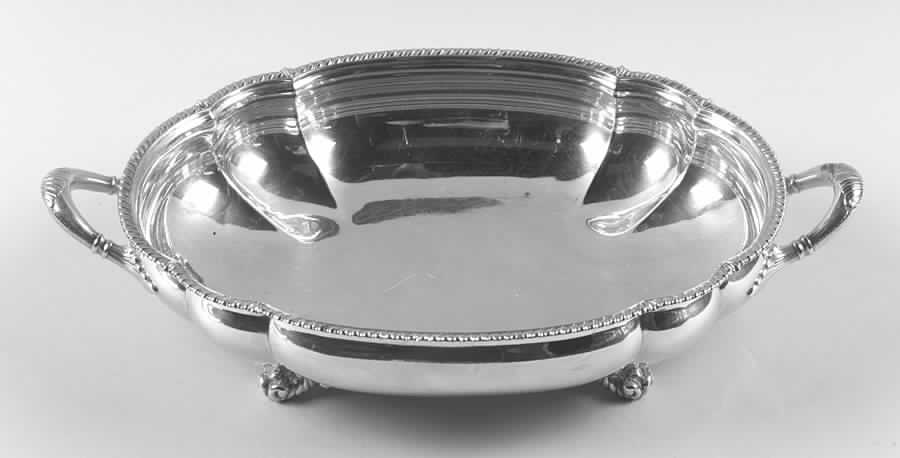 2110 (Sterling, Hollowware) Sterling Oval Footed Vegetable Bowl by Gorham Silver-1