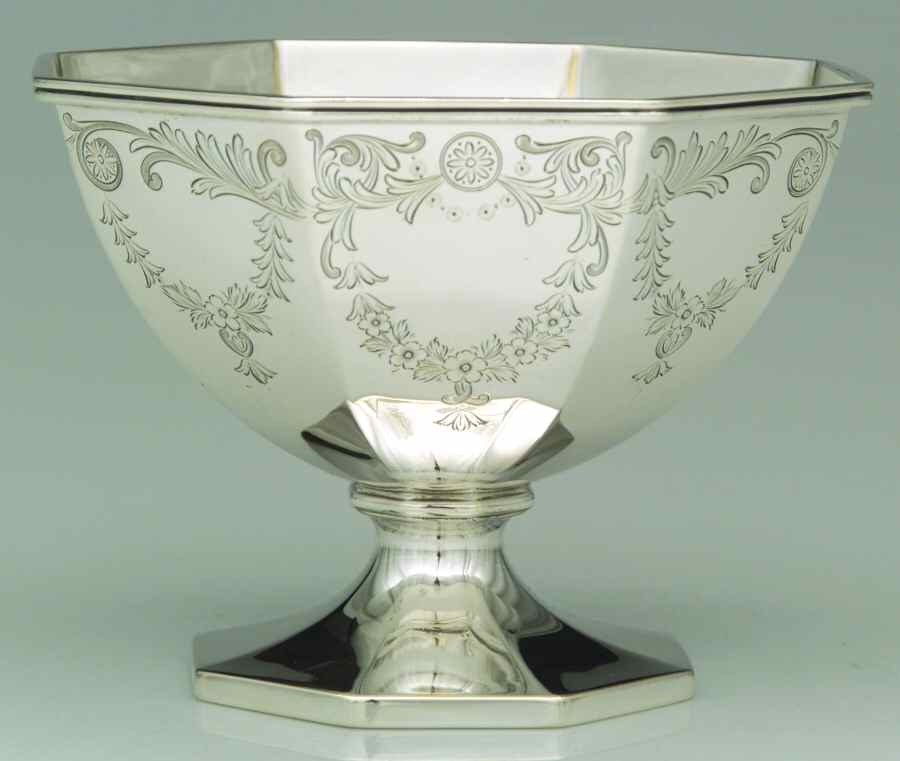 A5751-Engraved (Sterling, Hollowware) Waste Bowl by Gorham Silver-1