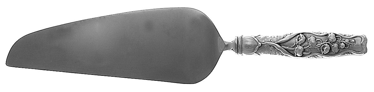 Lily of The Valley (Sterling) Pie & Cake Server with Stainless Blade by Gorham Silver-1