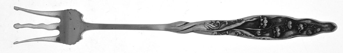Lily of The Valley (Sterling) Oyster Fork by Gorham Silver-1