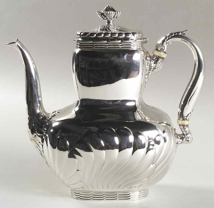 495C (Sterling, Hollowware) Coffee Pot by Gorham Silver-1