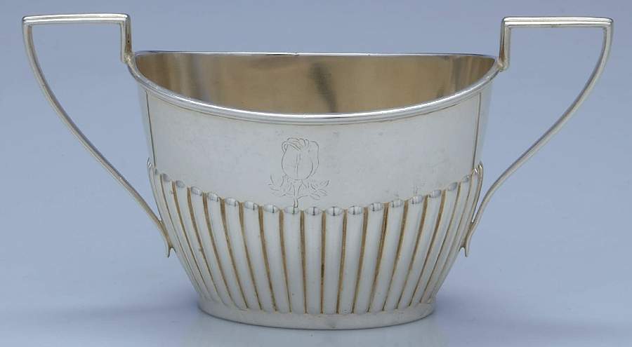 A5005 (Sterling, Hollowware) Mini Open Sugar Bowl by Gorham Silver-1