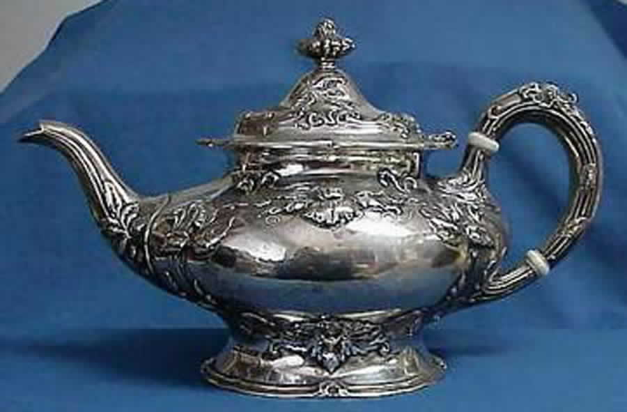 A7432 (Sterling, Hollowware) Teapot by Gorham Silver-1