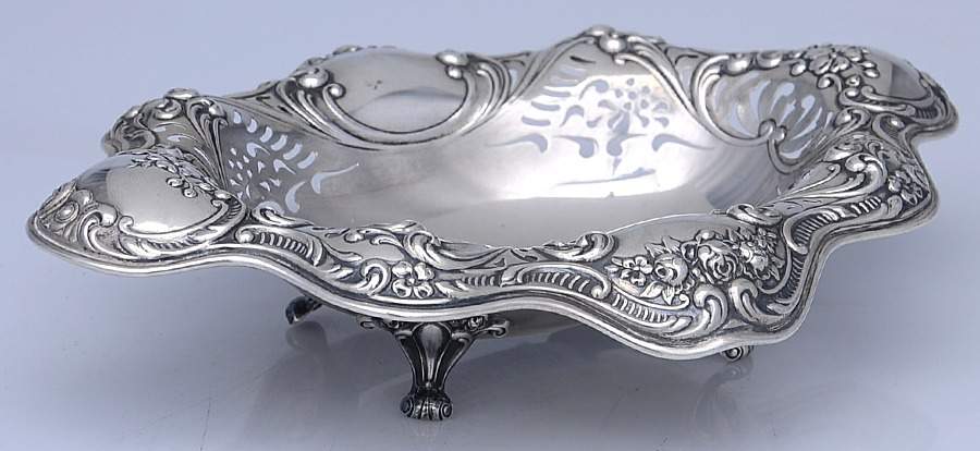 La Scala (Sterling, Hollowware) 9" Bon Bon Bowl by Gorham Silver-1