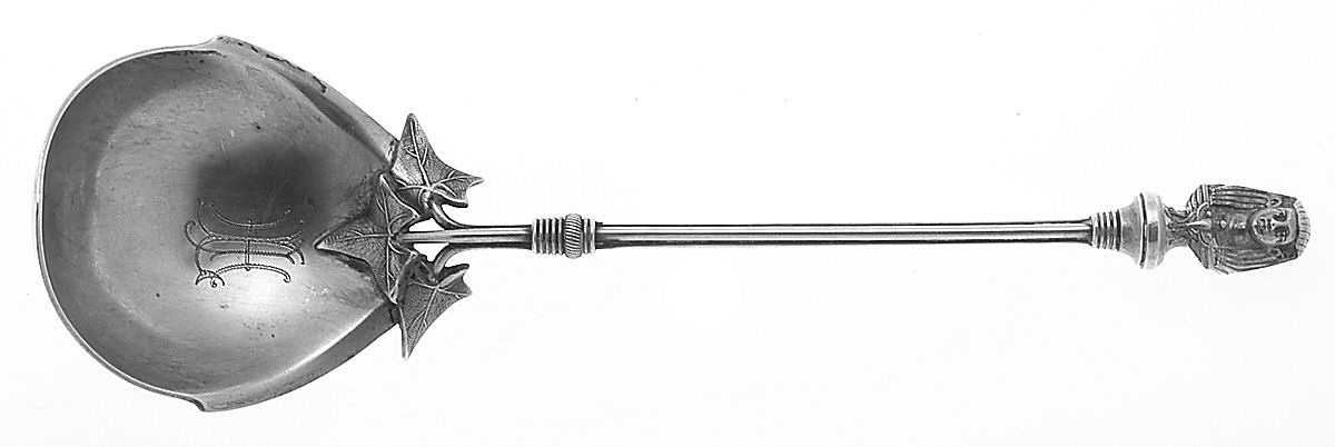 Sphinx (Sterling, 1869) Solid Gravy Ladle by Gorham Silver-1
