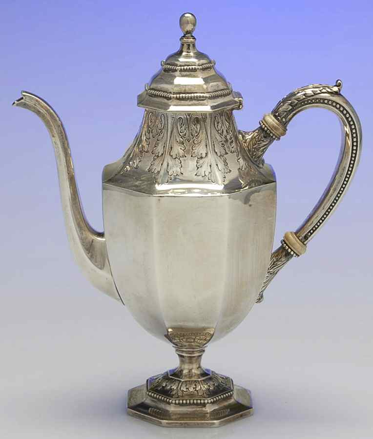 2910 (Sterling, Hollowware) Coffee Pot by Gorham Silver-1