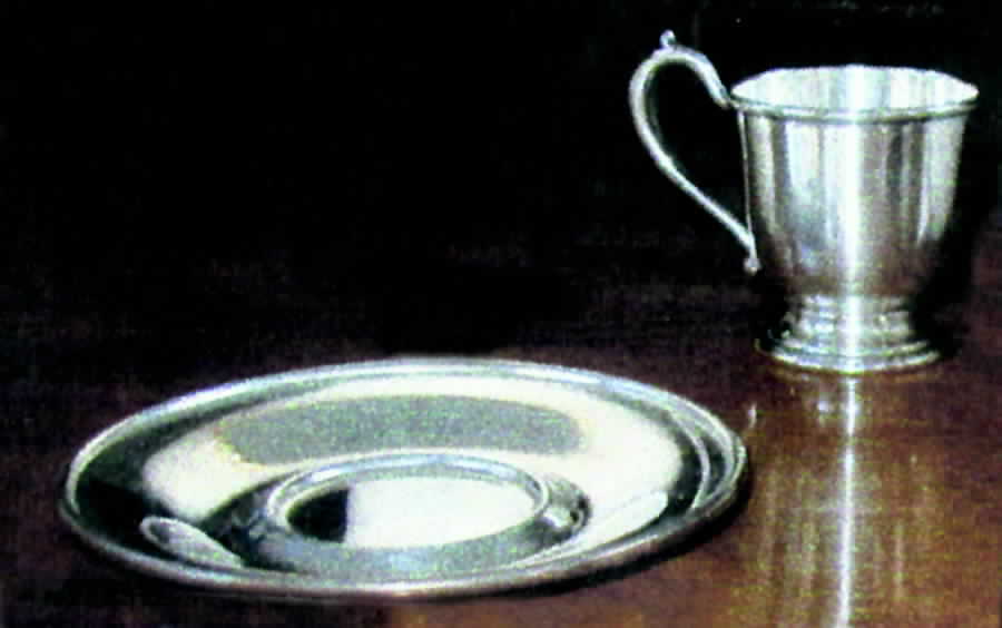 3550 (Sterling, Hollowware) Demitasse Cup & Lenox Liner by Gorham Silver-1
