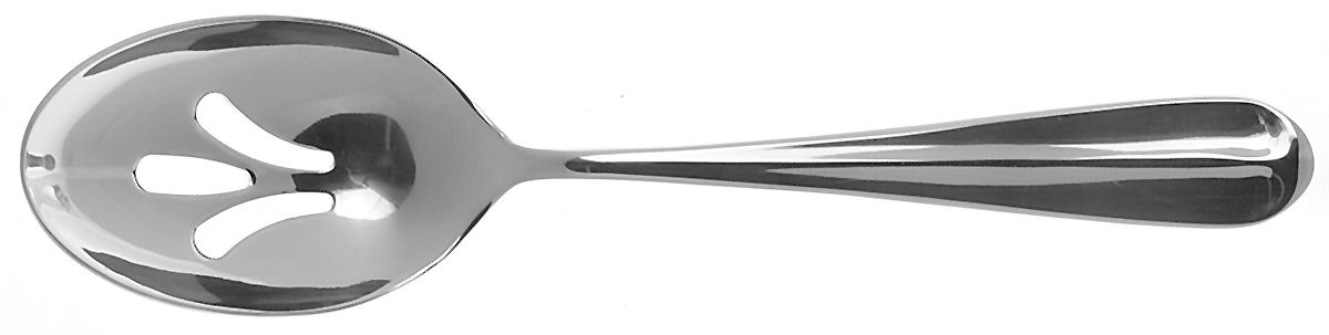 Patriot (Stainless) Pierced Solid Serving Spoon by Ginkgo-1