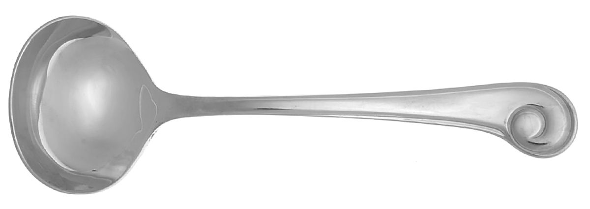 Sanibel Surf (Stainless, Glossy) Solid Gravy Ladle by Ginkgo-1