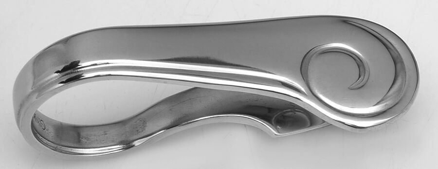 Sanibel Surf (Stainless, Glossy) Napkin Clip HC by Ginkgo-1