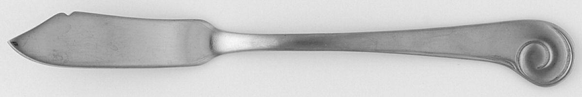 Sanibel Surf (Stainless, Glossy) Flat Handle Master Butter Knife by Ginkgo-1