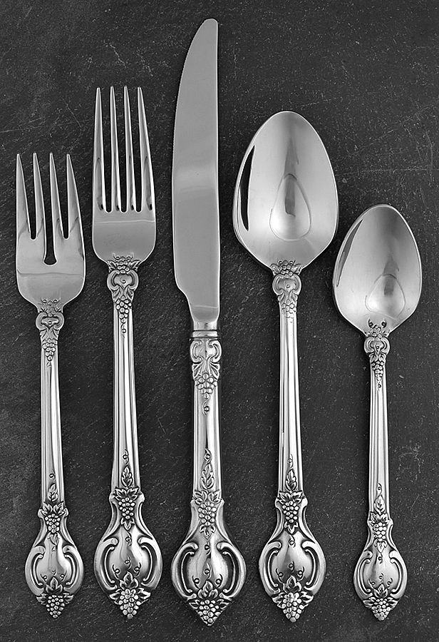Vintage (Stainless) 5 Piece Place Setting by Ginkgo-1