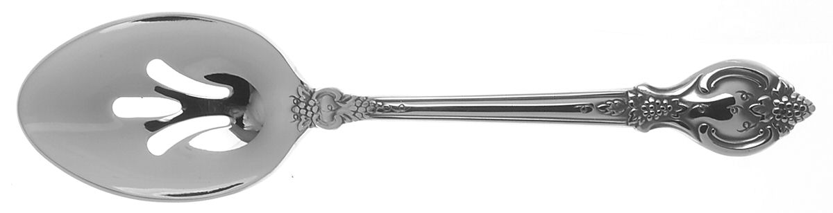 Vintage (Stainless) Pierced Tablespoon (Serving Spoon) by Ginkgo-1