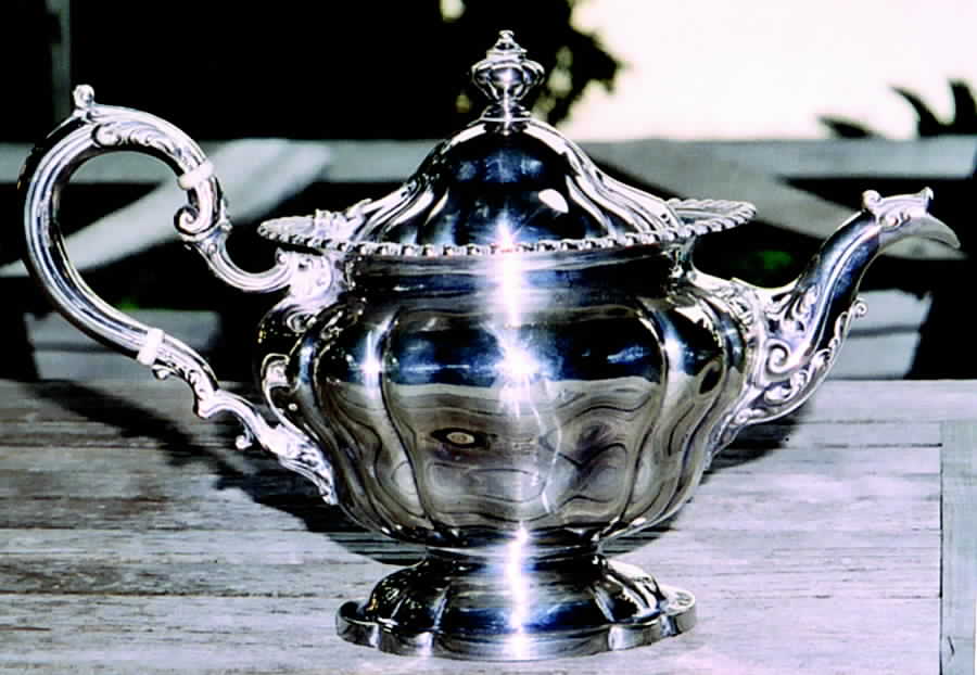 5001 (Sterling, Hollowware) Teapot by Gorham Silver-1