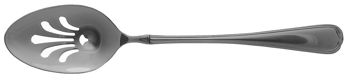 Cortile (Stainless) Pierced Tablespoon (Serving Spoon) by Gorham Silver-1