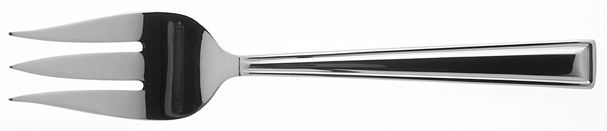 Marabella (Stainless) Medium Solid Cold Meat Serving Fork by Gorham Silver-1