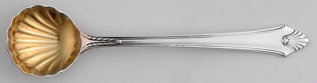 Late Georgian (Sterling, 1934) Small Sugar Shell Spoon by Gorham Silver-1