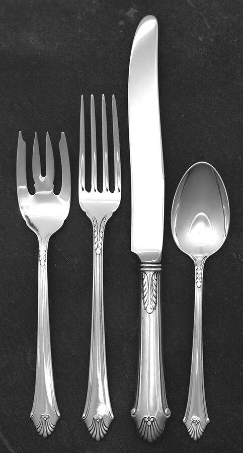 Late Georgian (Sterling, 1934) 4 Piece Place Size Setting by Gorham Silver-1