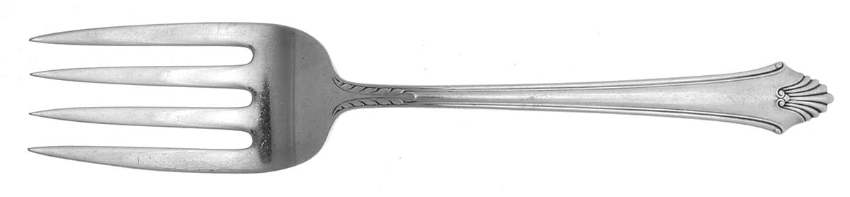 Late Georgian (Sterling, 1934) Solid Serving Fork by Gorham Silver-1
