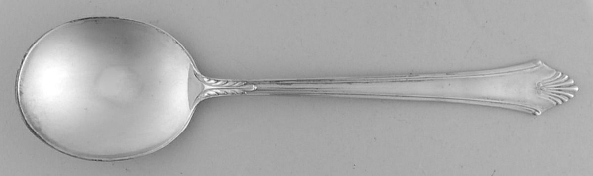 Late Georgian (Sterling, 1934) Round Bowl Soup Spoon (Cream Soup) by Gorham Silver-1