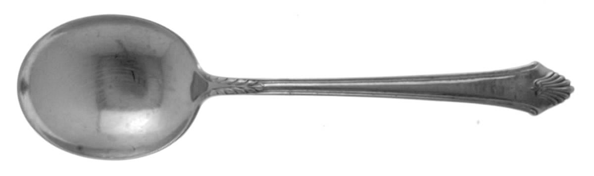 Late Georgian (Sterling, 1934) Round Bowl Soup Spoon (Bouillon) by Gorham Silver-1