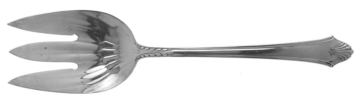 Late Georgian (Sterling, 1934) Solid Salad Serving Fork by Gorham Silver-1
