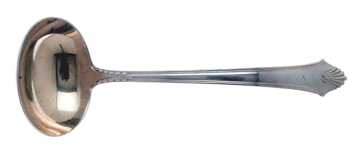 Late Georgian (Sterling, 1934) Solid Gravy Ladle by Gorham Silver-1
