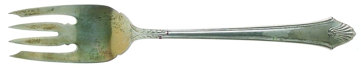 Late Georgian (Sterling, 1934) Large Individual Solid Fish/Salad Fork by Gorham Silver-1