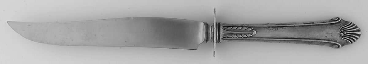 Late Georgian (Sterling, 1934) Small Steak Carving Knife with Stainless Blade by Gorham Silver-1