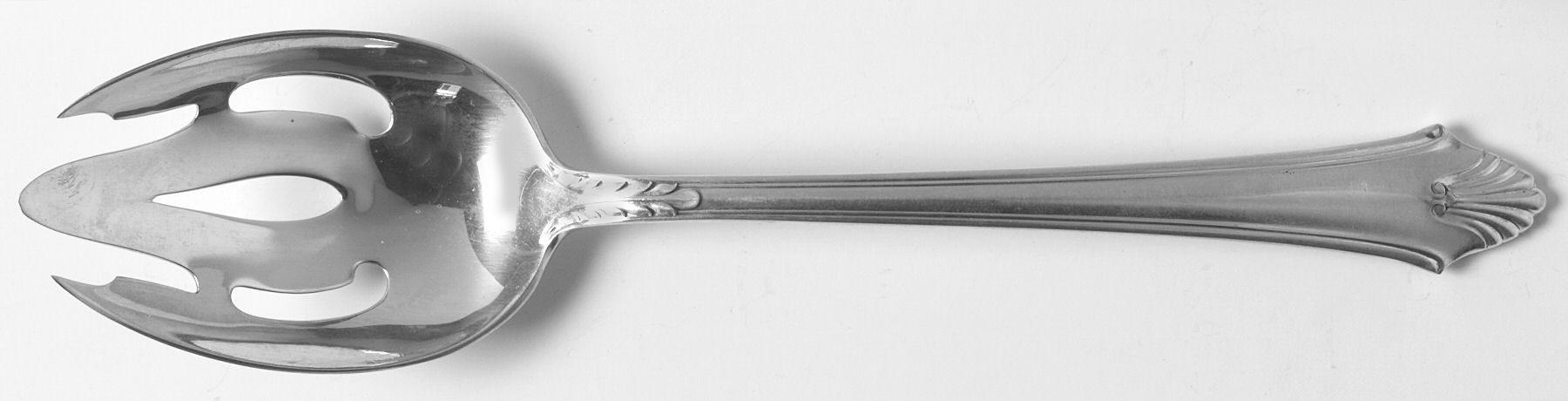 Late Georgian (Sterling, 1934) Pierced Tablespoon (Serving Spoon) by Gorham Silver-1