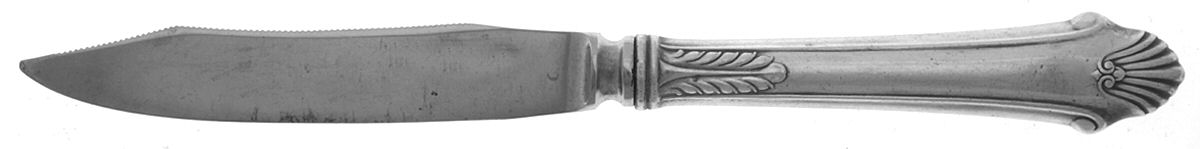Late Georgian (Sterling, 1934) Orange Knife with Silverplate Blade by Gorham Silver-1
