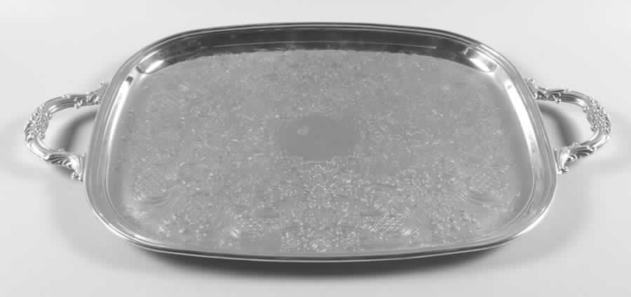 P56 (Silverplate, Hollowware) Large Waiter Tray by Gorham Silver-1