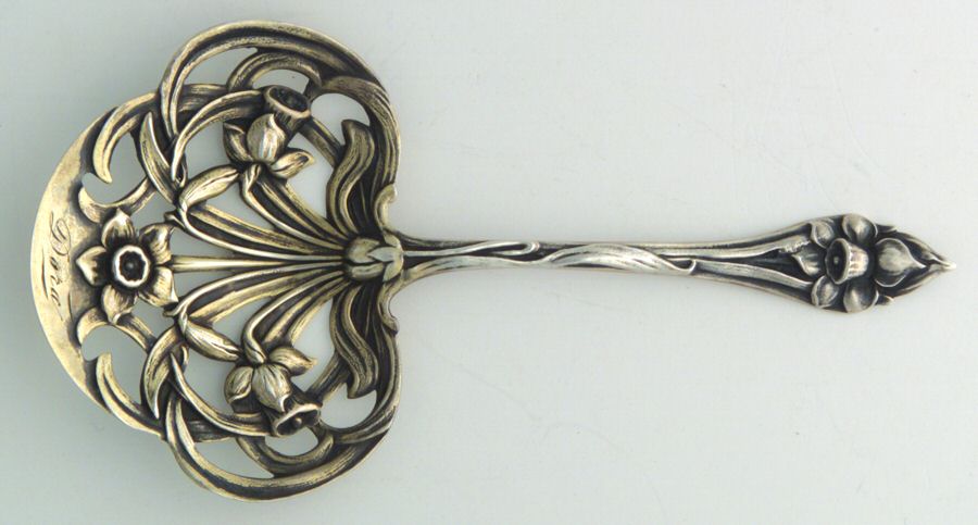 H44 (Sterling) Solid Bon Bon Spoon by Gorham Silver-1
