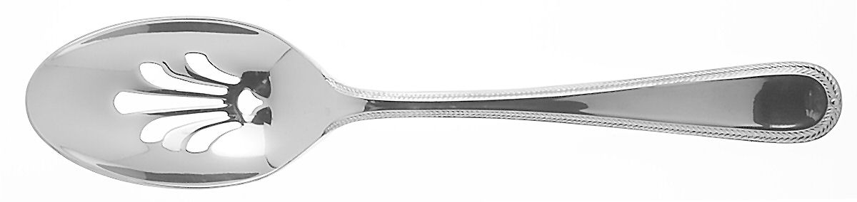 Braid (Stainless) Pierced Tablespoon (Serving Spoon) by Gorham Silver-1